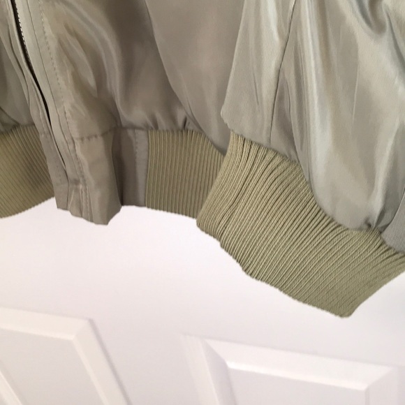 Green oversized bomber jacket - Picture 2 of 4